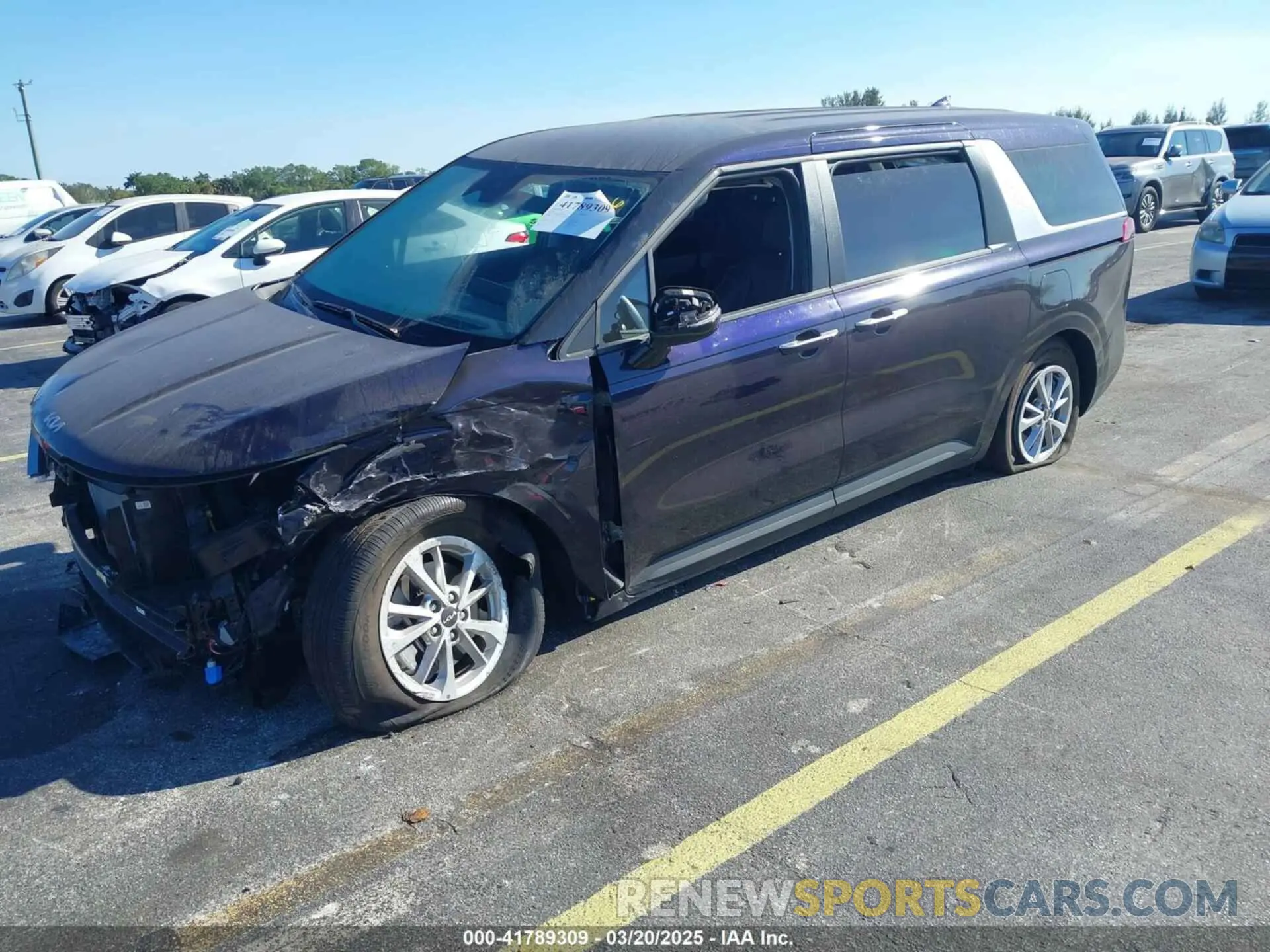 2 Photograph of a damaged car KNDNB4H33R6441640 KIA CARNIVAL MPV 2024