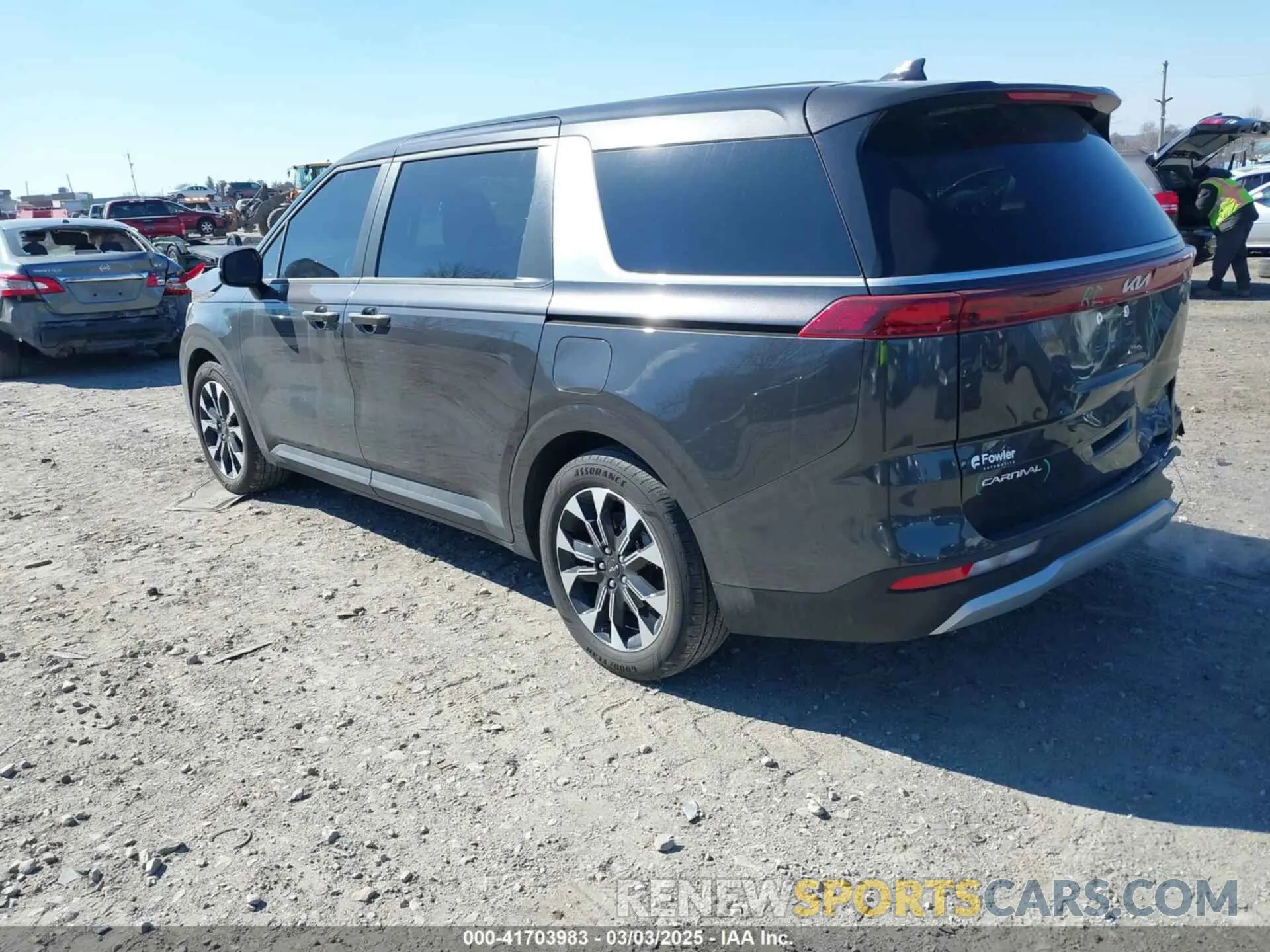 3 Photograph of a damaged car KNDNC5H31R6421390 KIA CARNIVAL MPV 2024