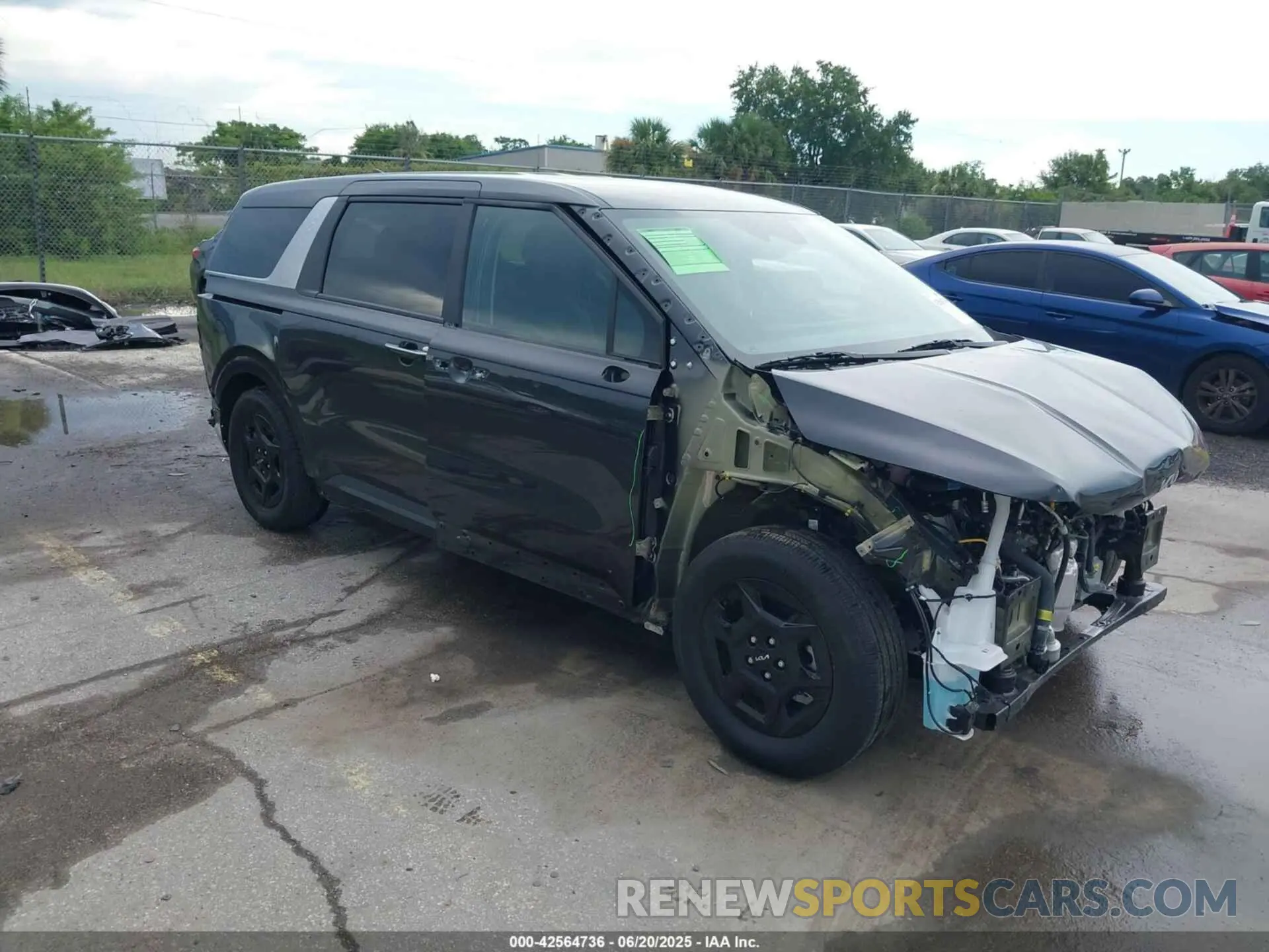 1 Photograph of a damaged car KNDNB5K37S6474094 KIA CARNIVAL MPV 2025
