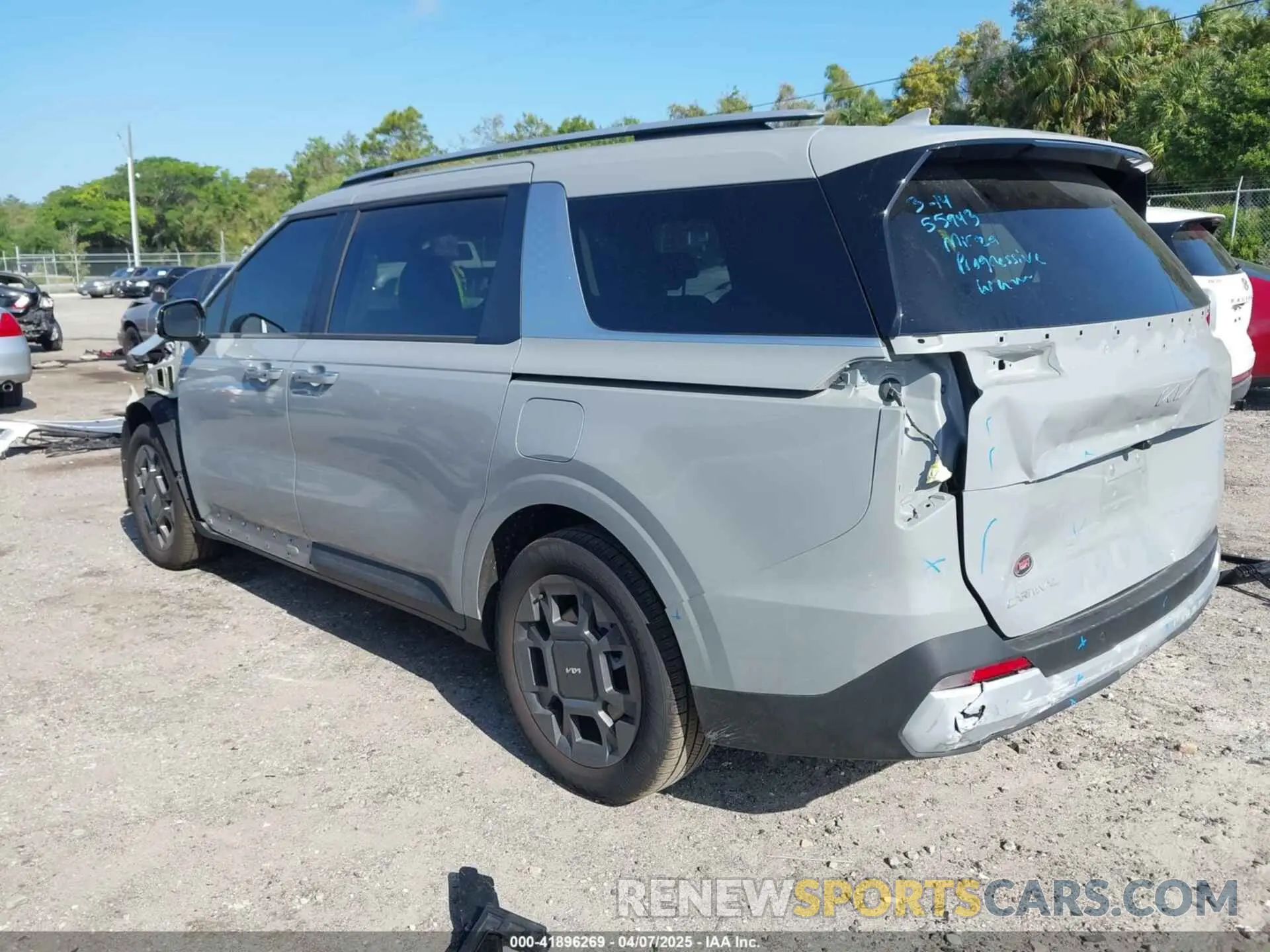 3 Photograph of a damaged car KNDNC5KA5S6036699 KIA CARNIVAL MPV HYBRID 2025