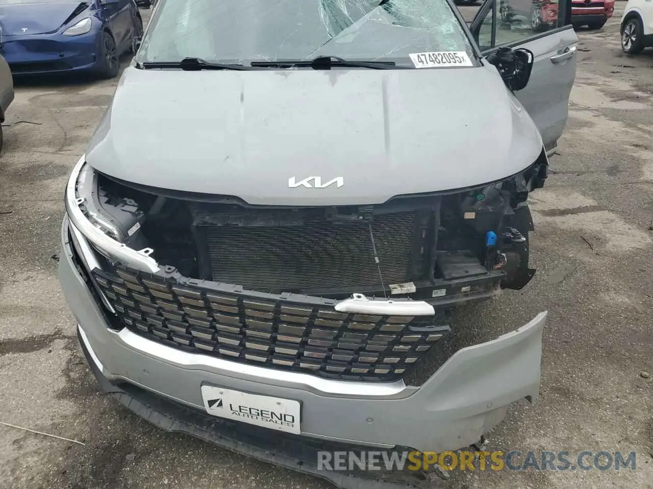 12 Photograph of a damaged car KNDNE5H36N6108081 KIA CARNIVAL S 2022