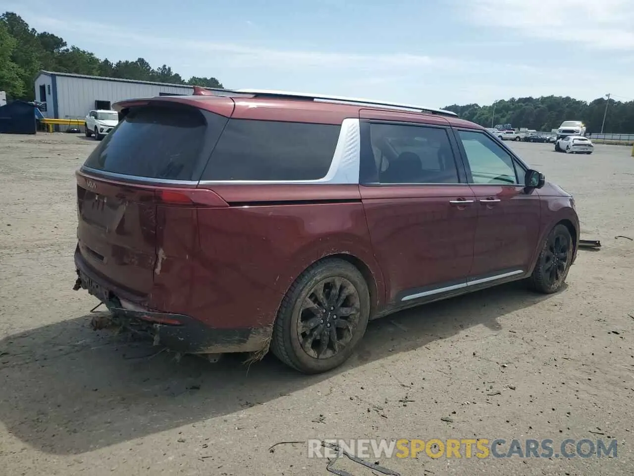 3 Photograph of a damaged car KNDNE5H3XN6090894 KIA CARNIVAL S 2022