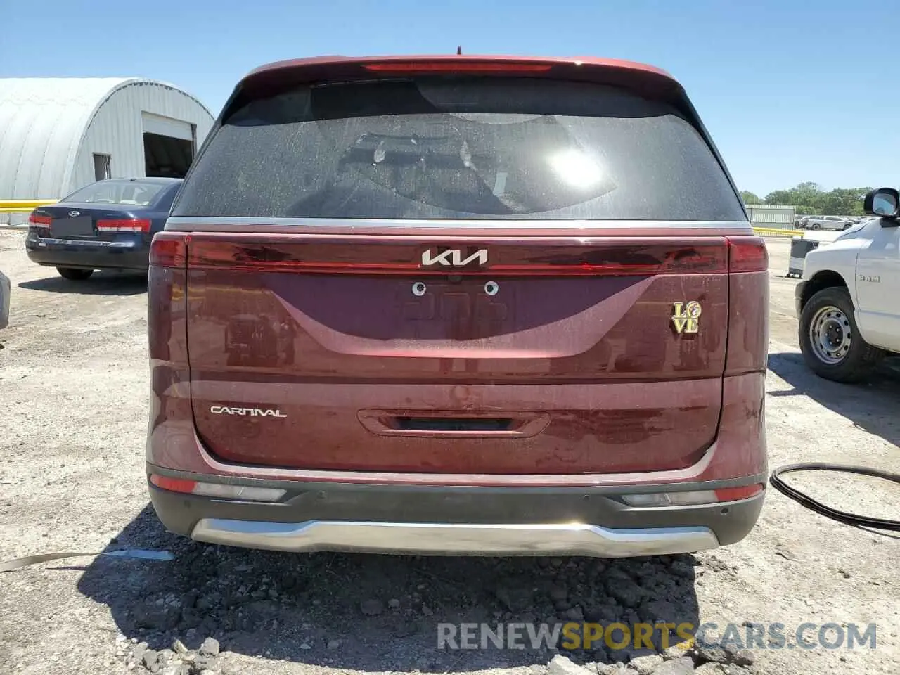 6 Photograph of a damaged car KNDNE5H39P6198653 KIA CARNIVAL S 2023