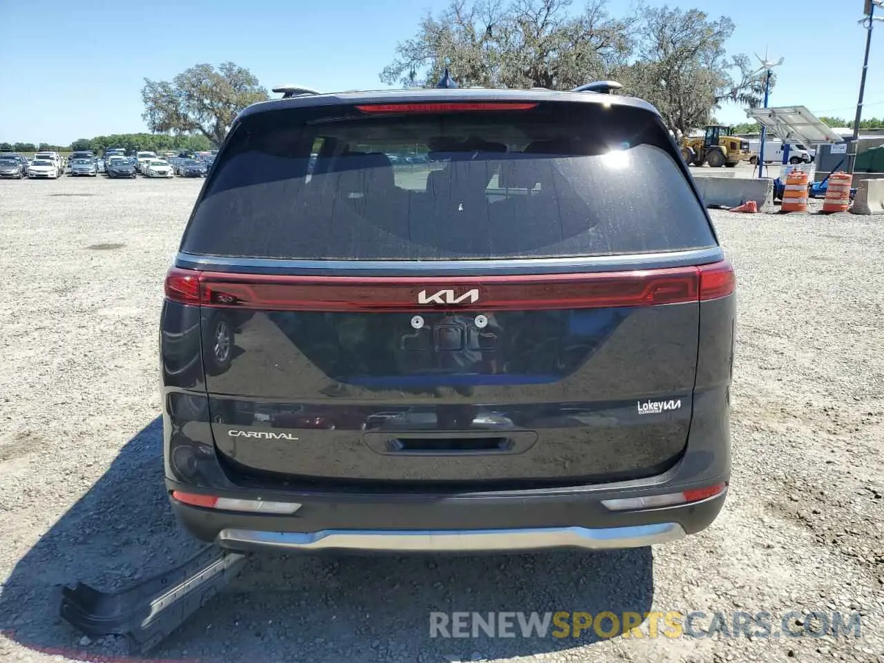 6 Photograph of a damaged car KNDNE5H39P6269124 KIA CARNIVAL S 2023