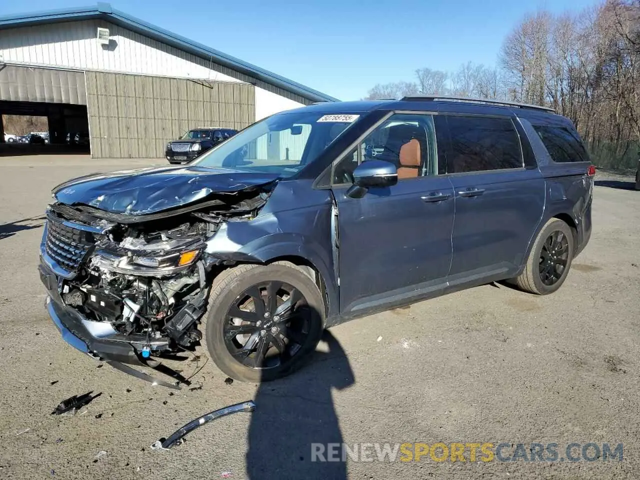 1 Photograph of a damaged car KNDNE5H32R6324421 KIA CARNIVAL S 2024