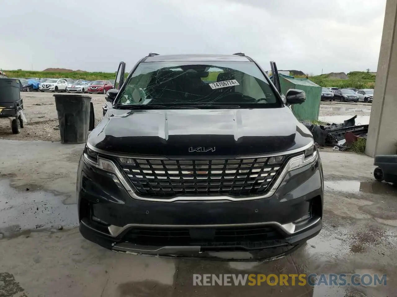 5 Photograph of a damaged car KNDNE5H33R6419621 KIA CARNIVAL S 2024
