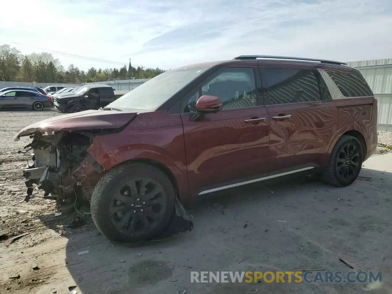 1 Photograph of a damaged car KNDNE5H39R6306238 KIA CARNIVAL S 2024