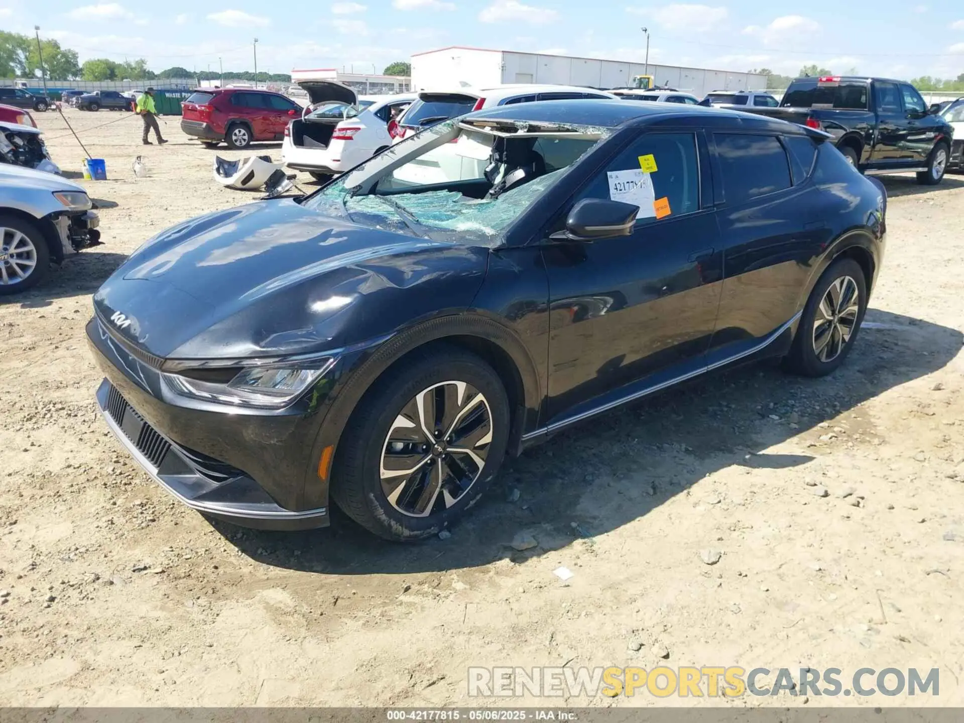 2 Photograph of a damaged car KNDC34LA7N5081203 KIA EV6 2022
