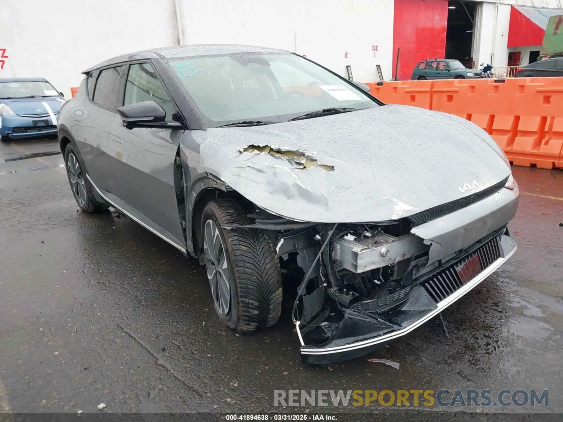 1 Photograph of a damaged car KNDC3DLC3N5088831 KIA EV6 2022