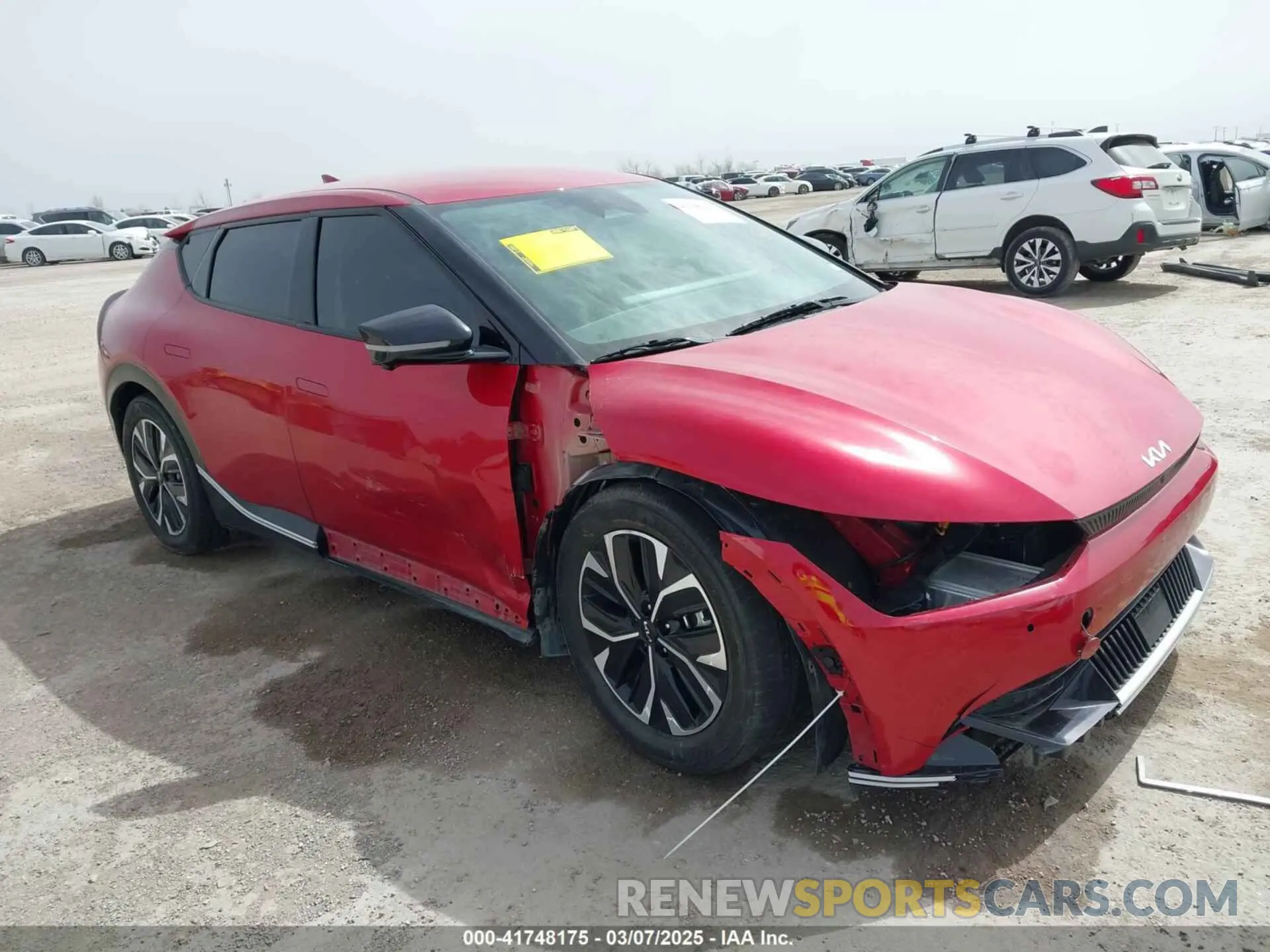 6 Photograph of a damaged car KNDC3DLC6N5089018 KIA EV6 2022