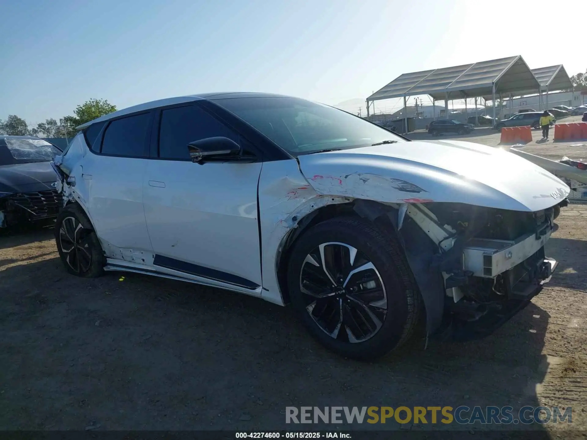 14 Photograph of a damaged car KNDC44LA9N5030847 KIA EV6 2022