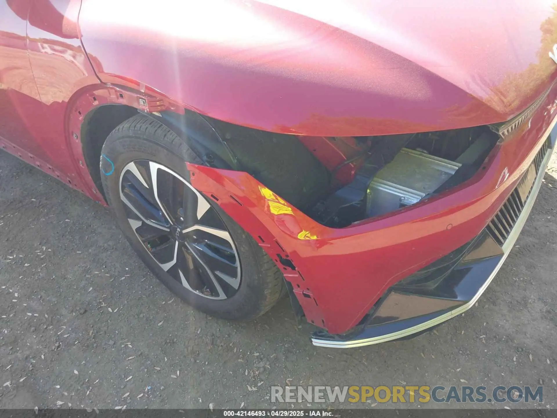 23 Photograph of a damaged car KNDC34LA1P5105031 KIA EV6 2023