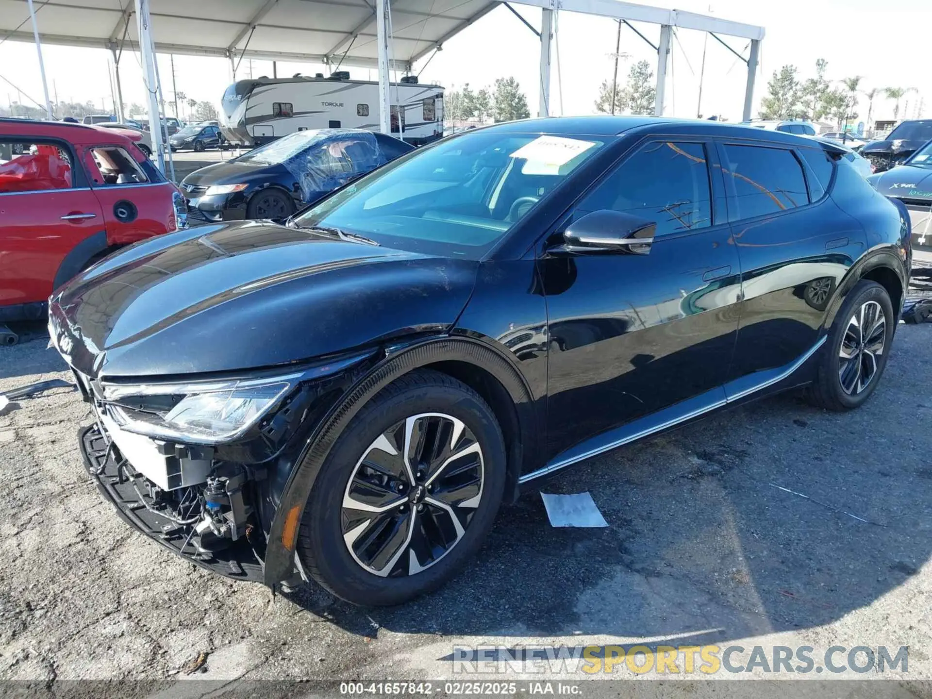 2 Photograph of a damaged car KNDC34LA7P5117927 KIA EV6 2023
