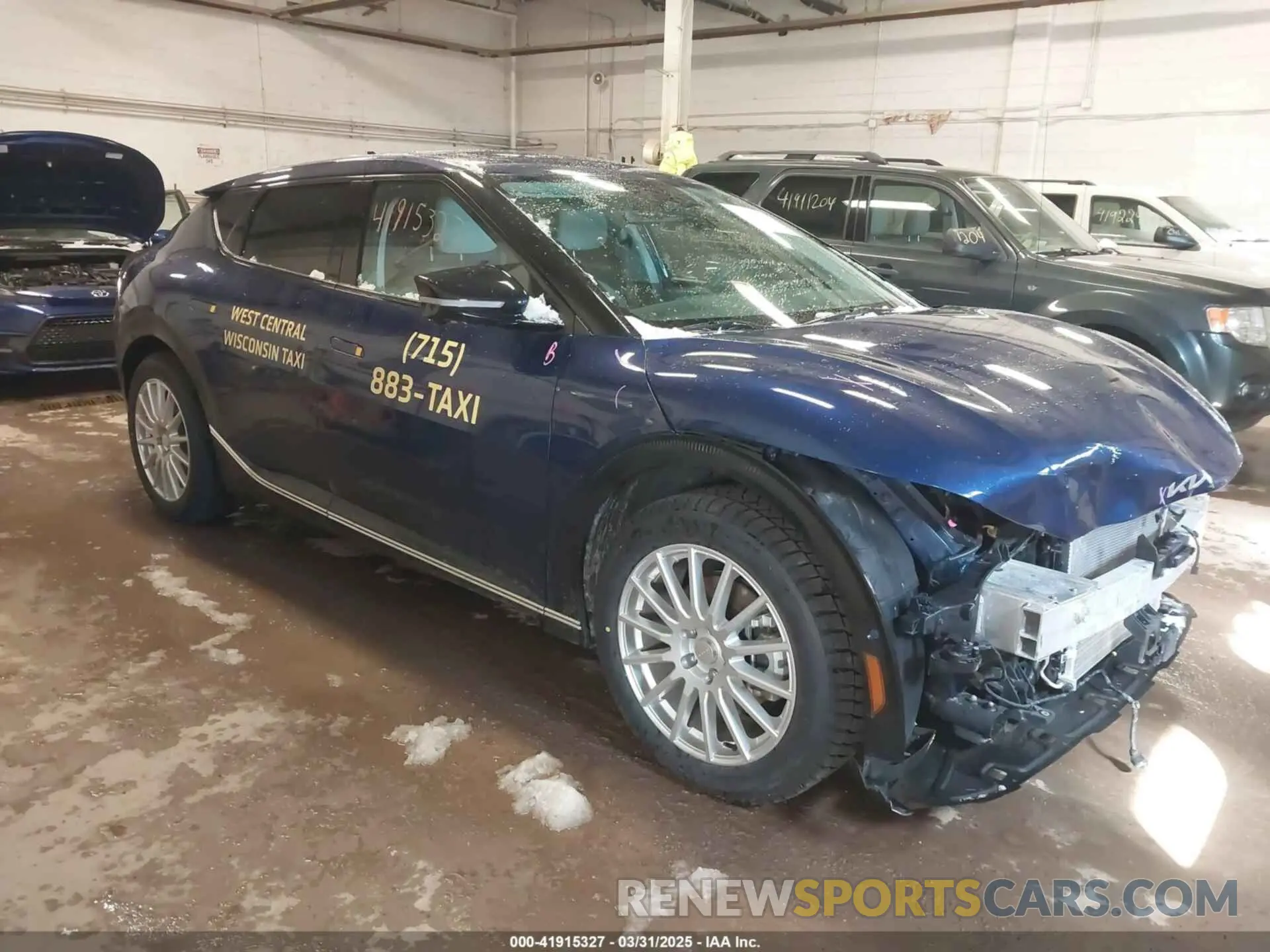 1 Photograph of a damaged car KNDC3DLC0P5138765 KIA EV6 2023