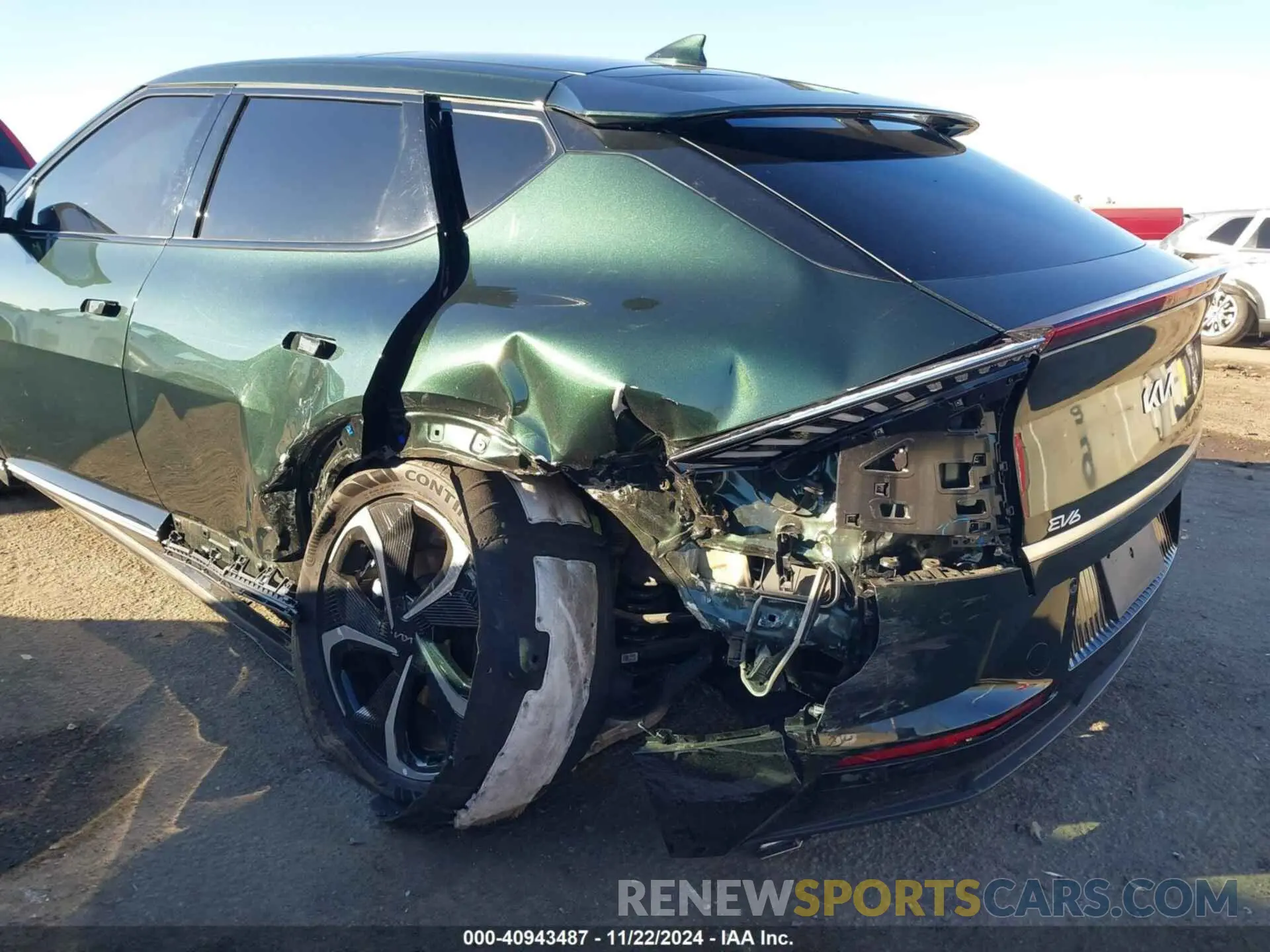 6 Photograph of a damaged car KNDC3DLC6P5153657 KIA EV6 2023