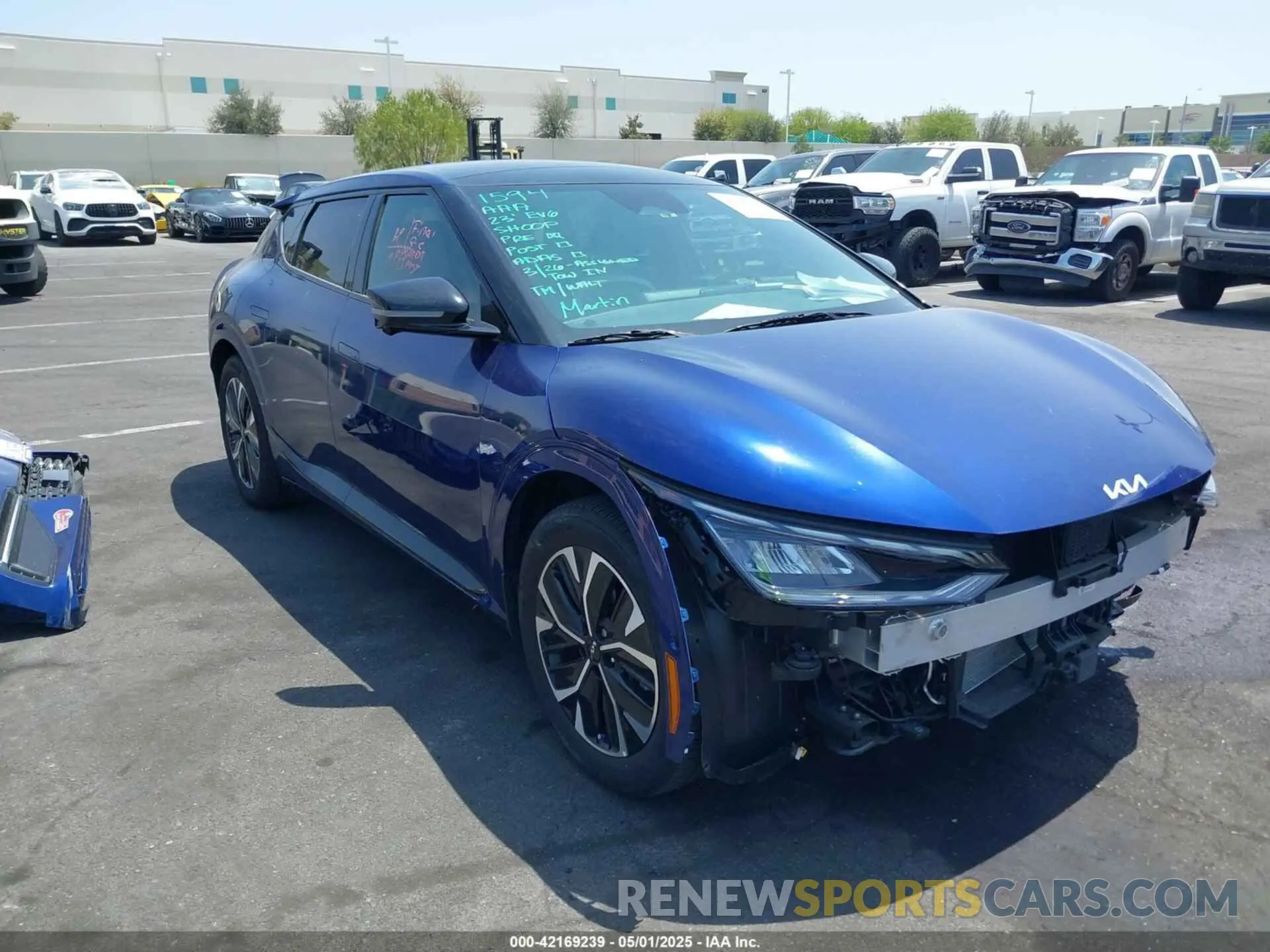 14 Photograph of a damaged car KNDC44LA7P5137172 KIA EV6 2023