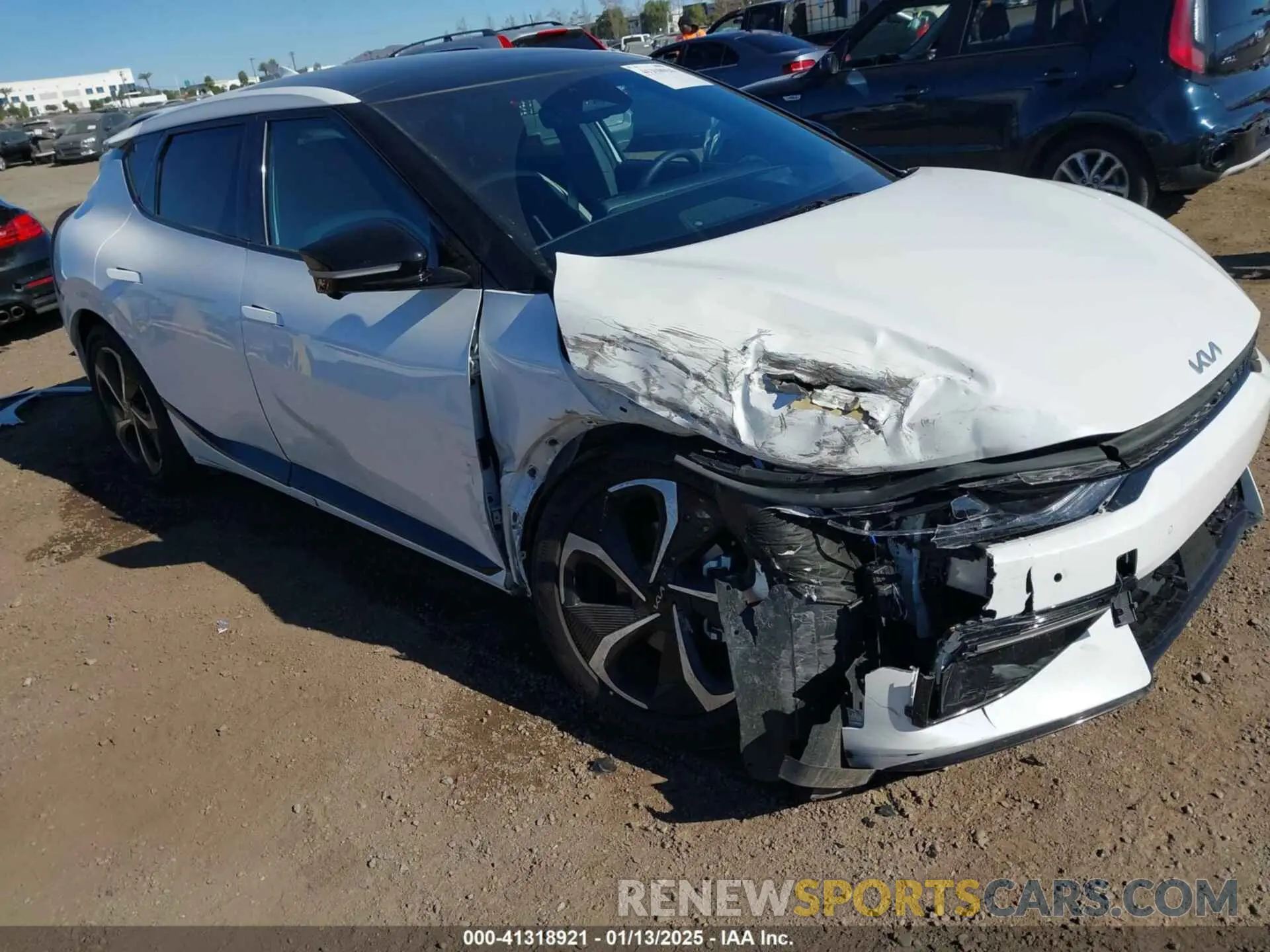 6 Photograph of a damaged car KNDC4DLC3P5113050 KIA EV6 2023