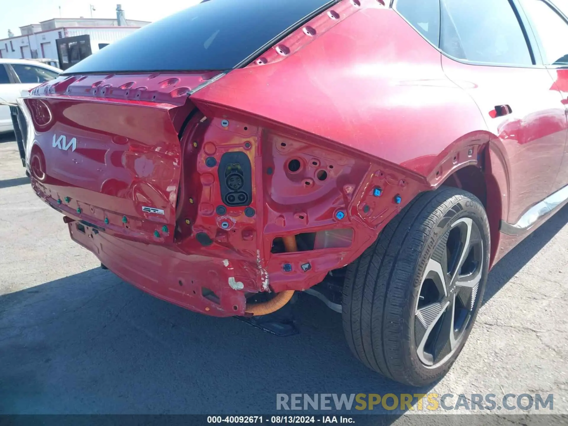 6 Photograph of a damaged car KNDC4DLC3P5113159 KIA EV6 2023