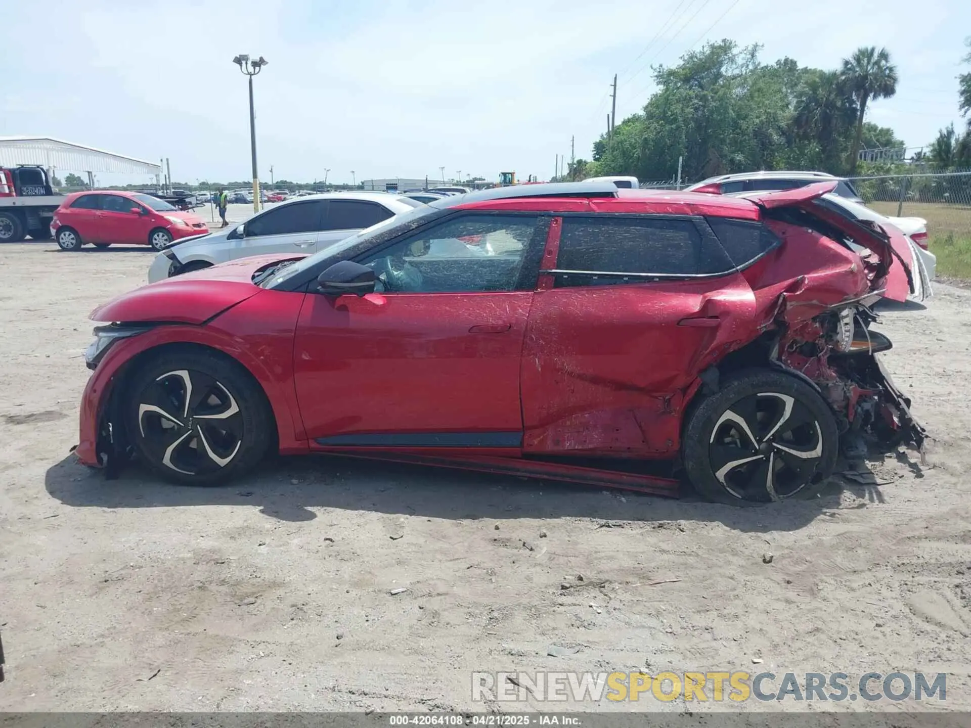 14 Photograph of a damaged car KNDC4DLCXP5141573 KIA EV6 2023