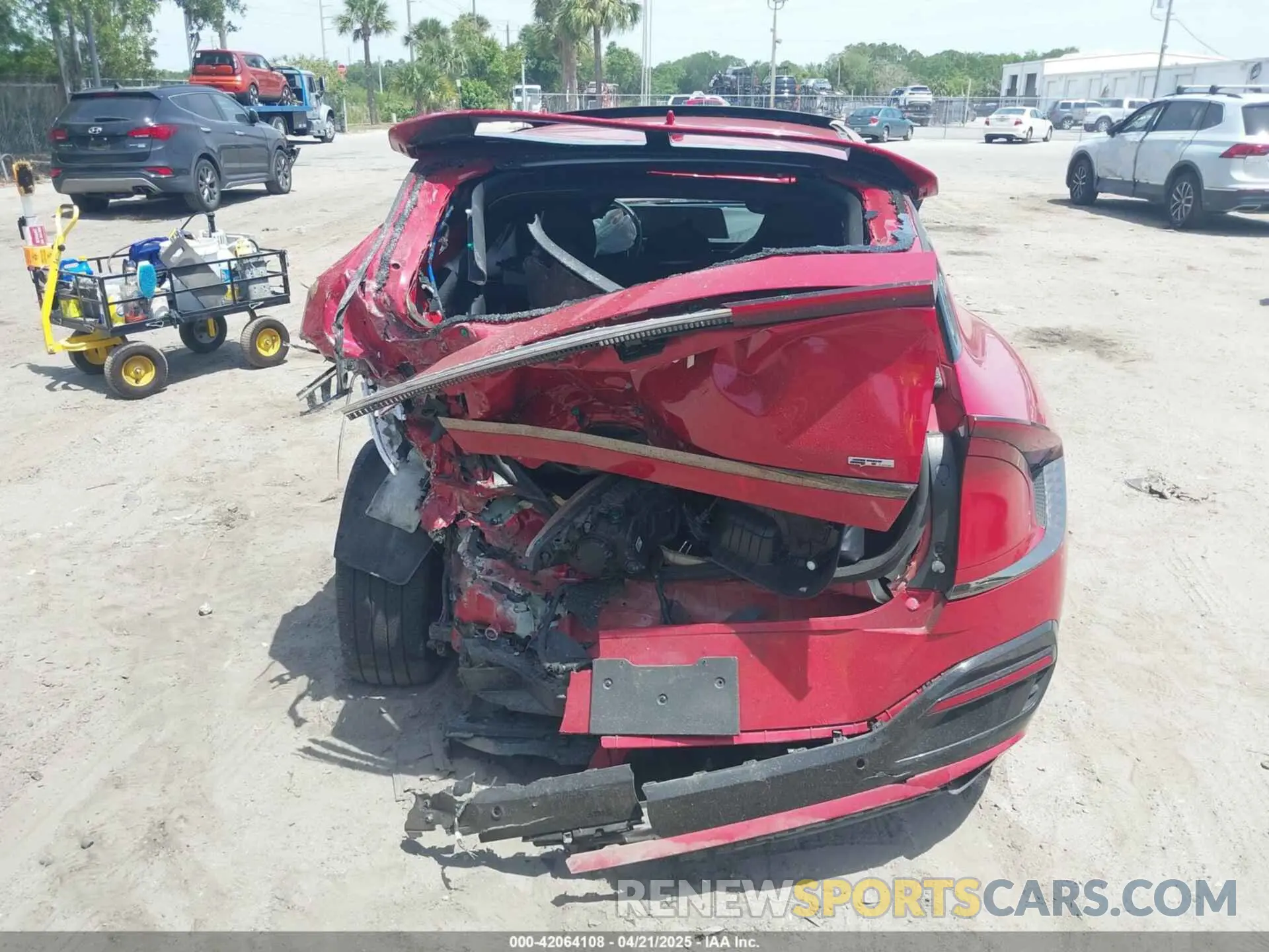 16 Photograph of a damaged car KNDC4DLCXP5141573 KIA EV6 2023