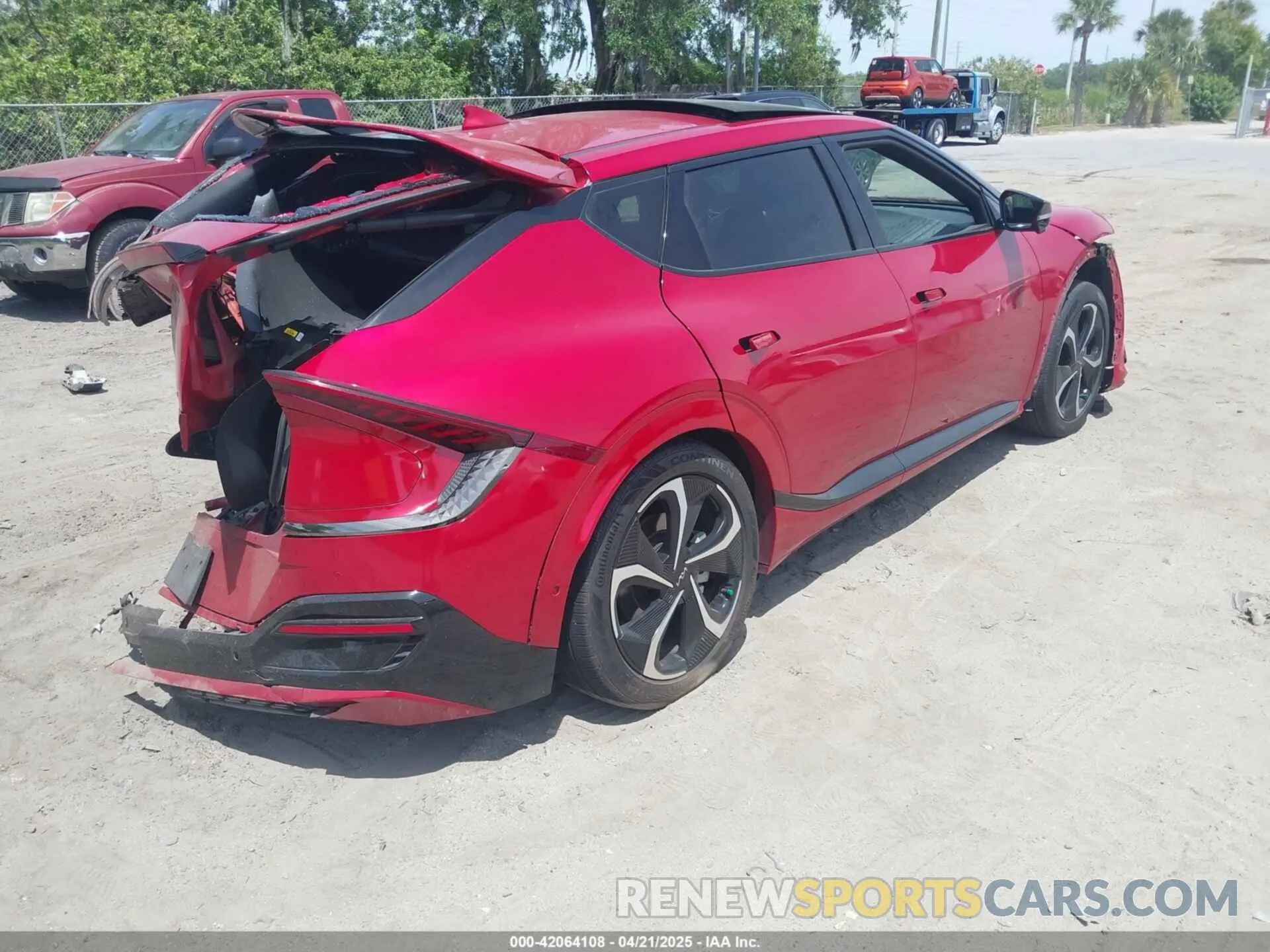 4 Photograph of a damaged car KNDC4DLCXP5141573 KIA EV6 2023