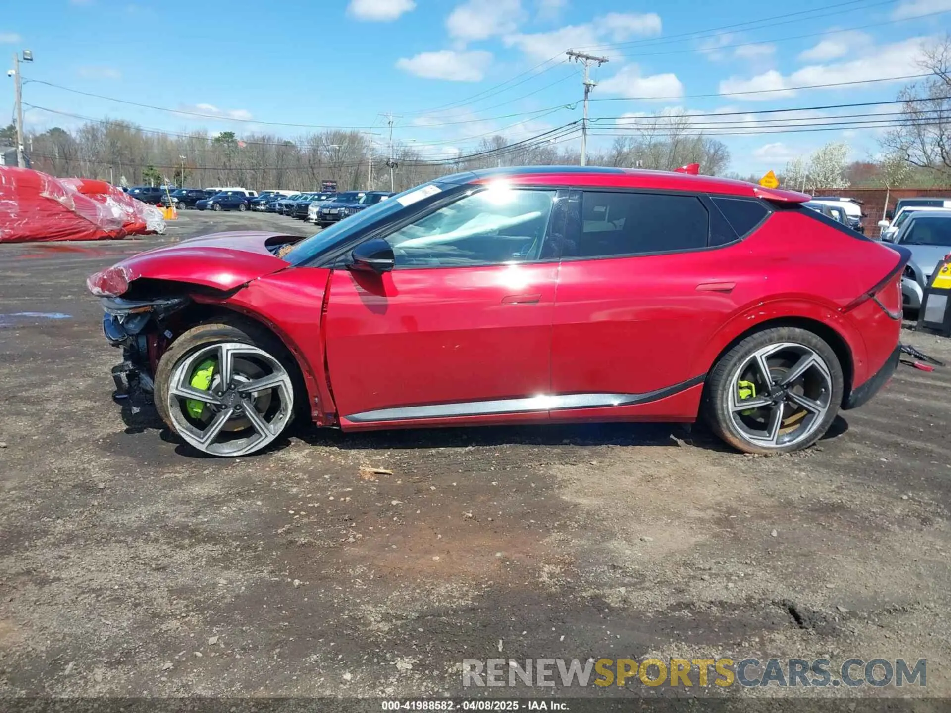 14 Photograph of a damaged car KNDC5DLE7P5112692 KIA EV6 2023