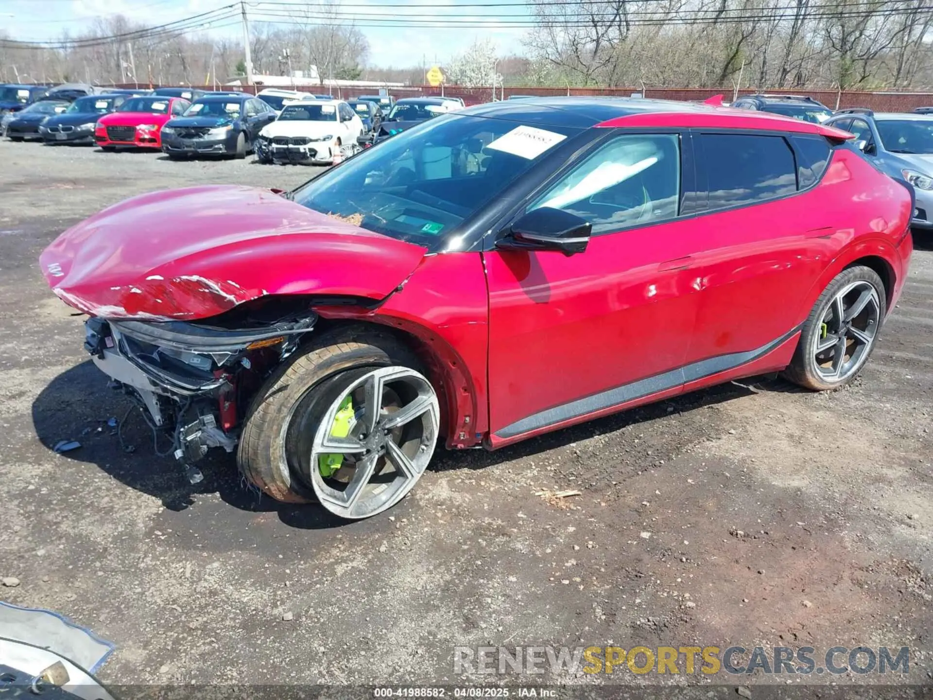 2 Photograph of a damaged car KNDC5DLE7P5112692 KIA EV6 2023