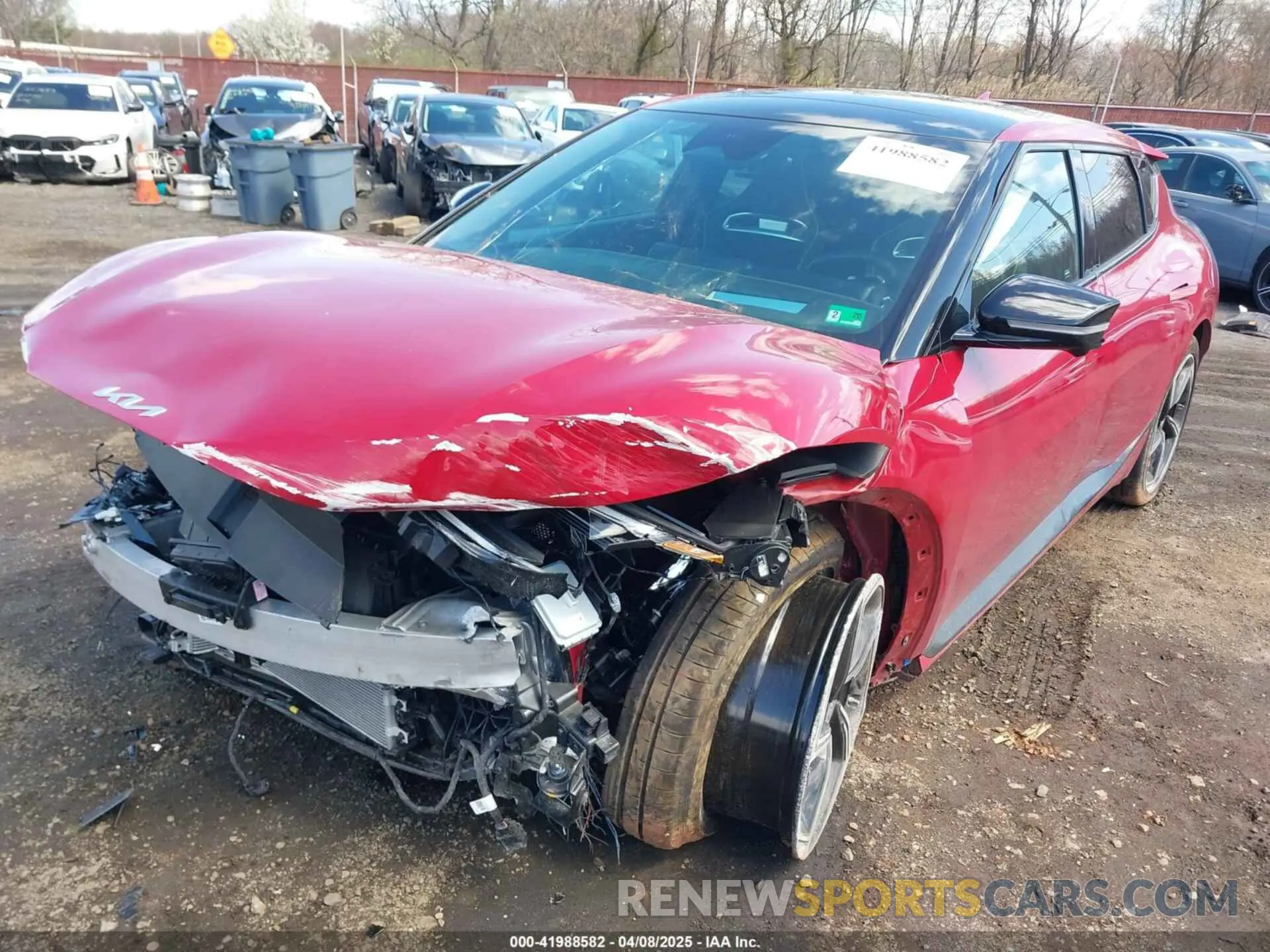 6 Photograph of a damaged car KNDC5DLE7P5112692 KIA EV6 2023