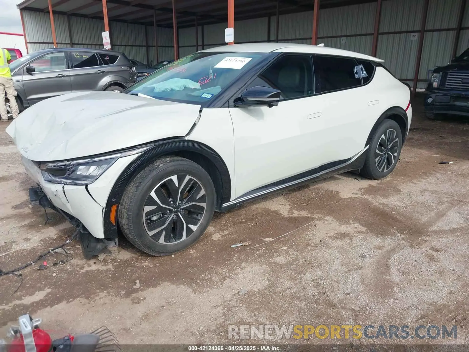 2 Photograph of a damaged car KNDC34LA2R5176886 KIA EV6 2024