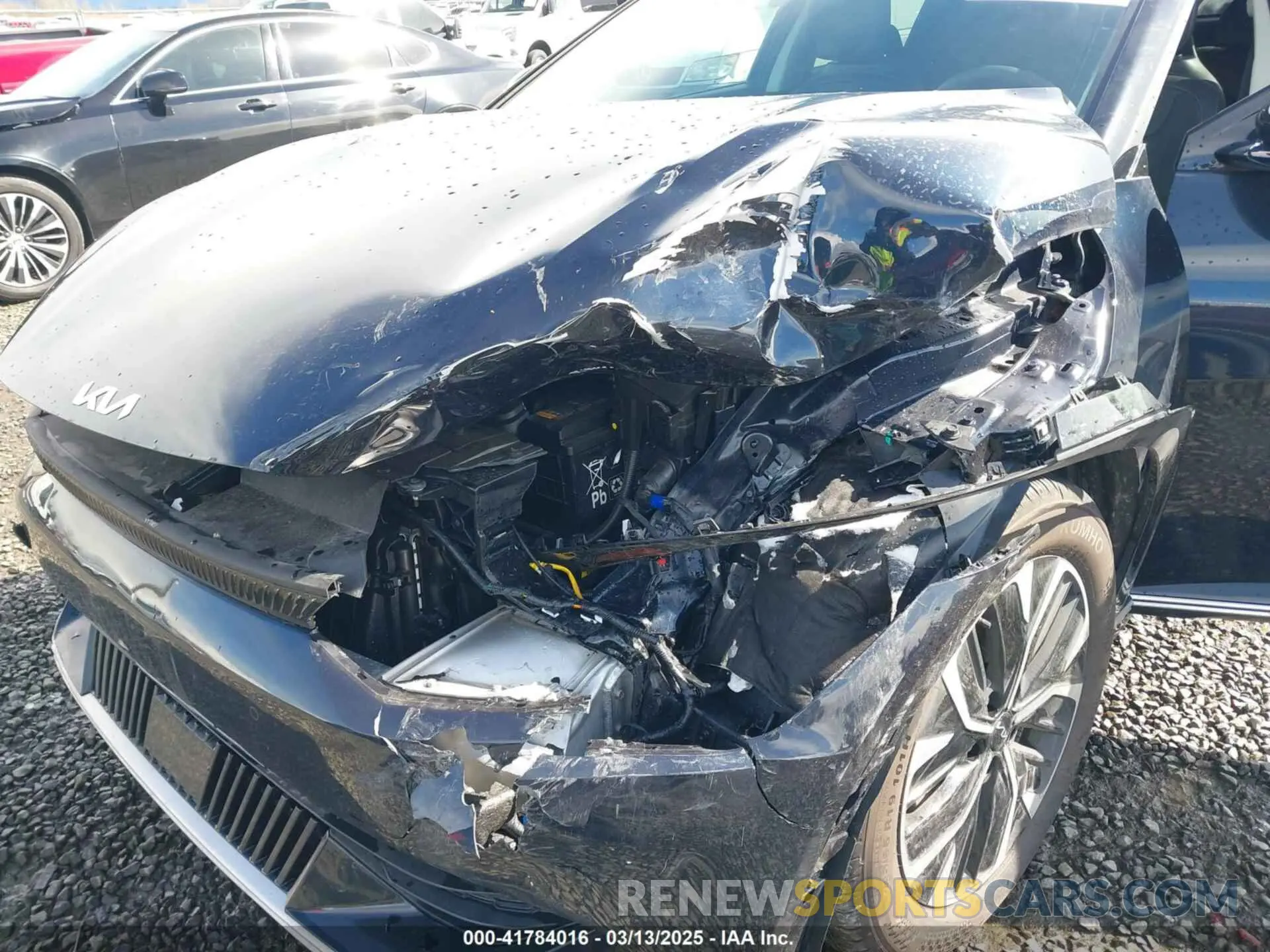 6 Photograph of a damaged car KNDC34LA7R5200499 KIA EV6 2024