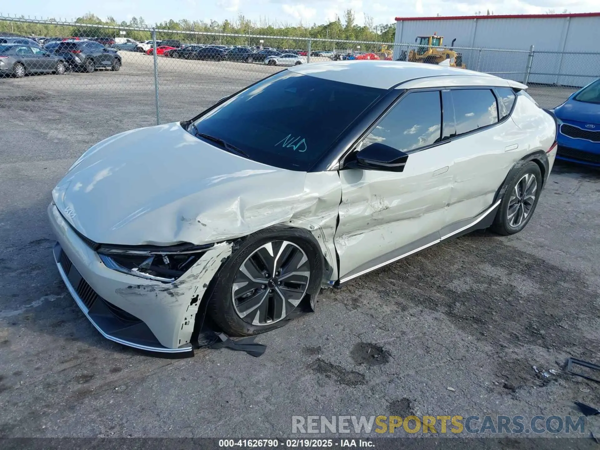 2 Photograph of a damaged car KNDC34LA8R5218266 KIA EV6 2024