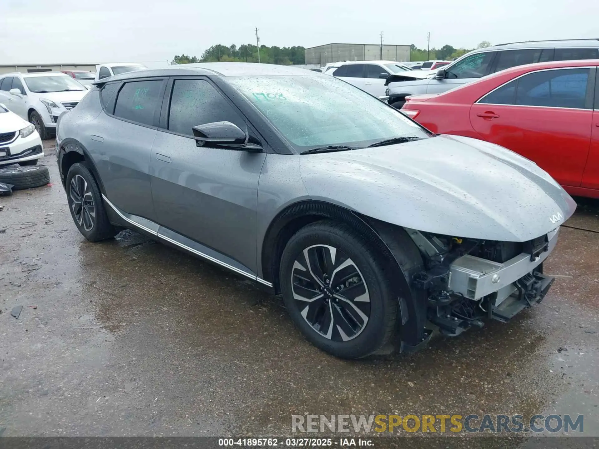 1 Photograph of a damaged car KNDC34LA9R5217482 KIA EV6 2024
