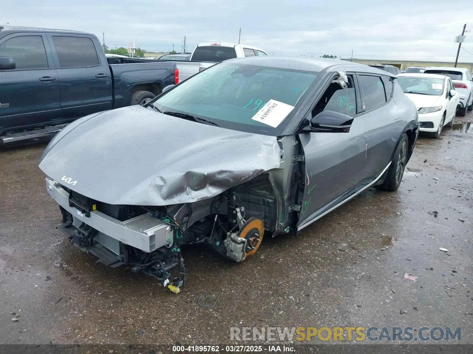 2 Photograph of a damaged car KNDC34LA9R5217482 KIA EV6 2024