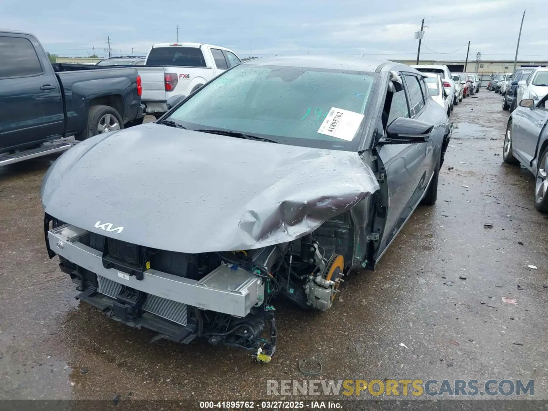 6 Photograph of a damaged car KNDC34LA9R5217482 KIA EV6 2024