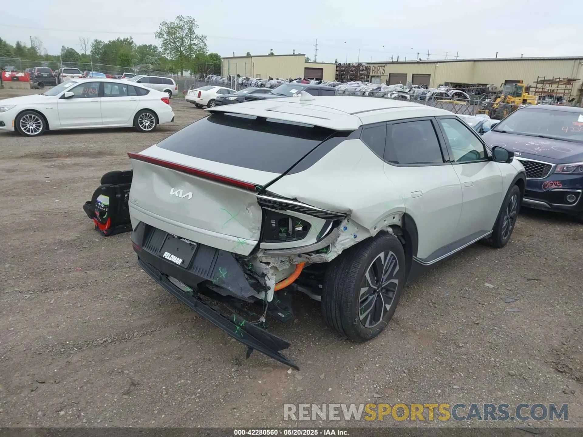 4 Photograph of a damaged car KNDC34LA9R5616778 KIA EV6 2024
