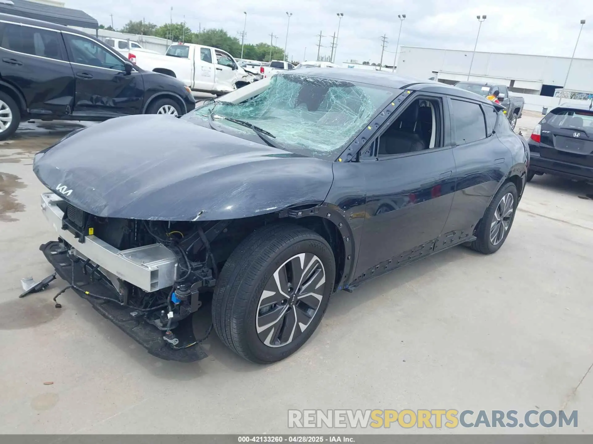 2 Photograph of a damaged car KNDC34LB7R5616772 KIA EV6 2024