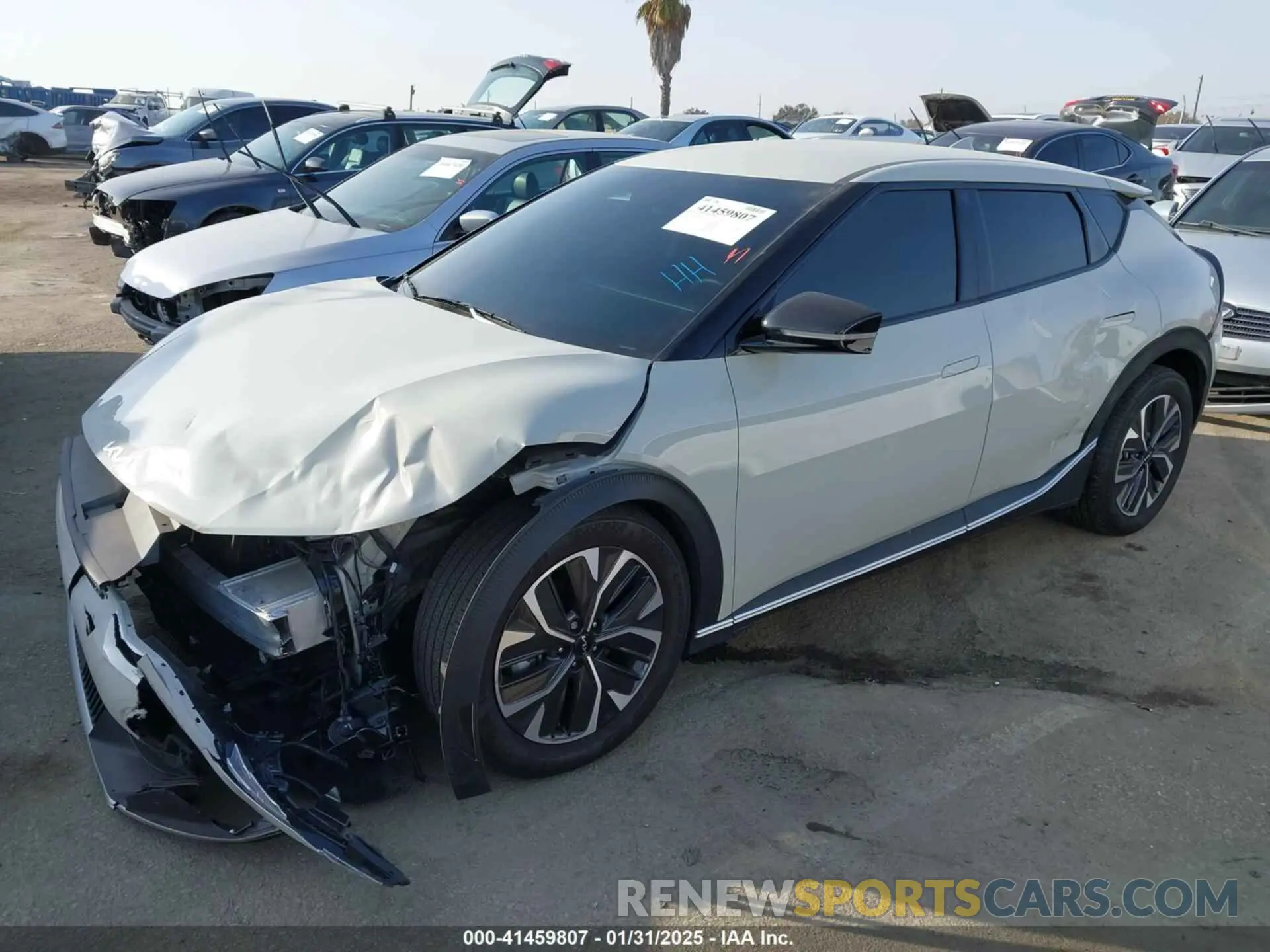 2 Photograph of a damaged car KNDC3DLC9R5615468 KIA EV6 2024