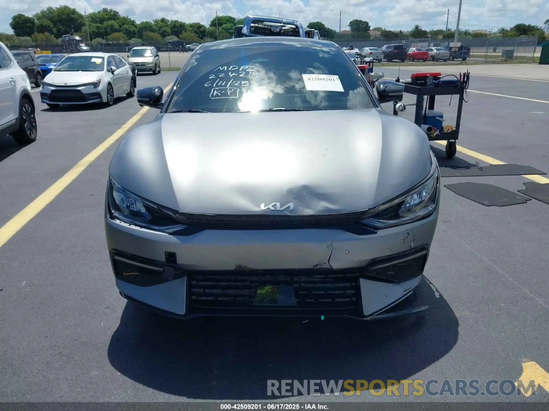 12 Photograph of a damaged car KNDC44LA0R5224219 KIA EV6 2024