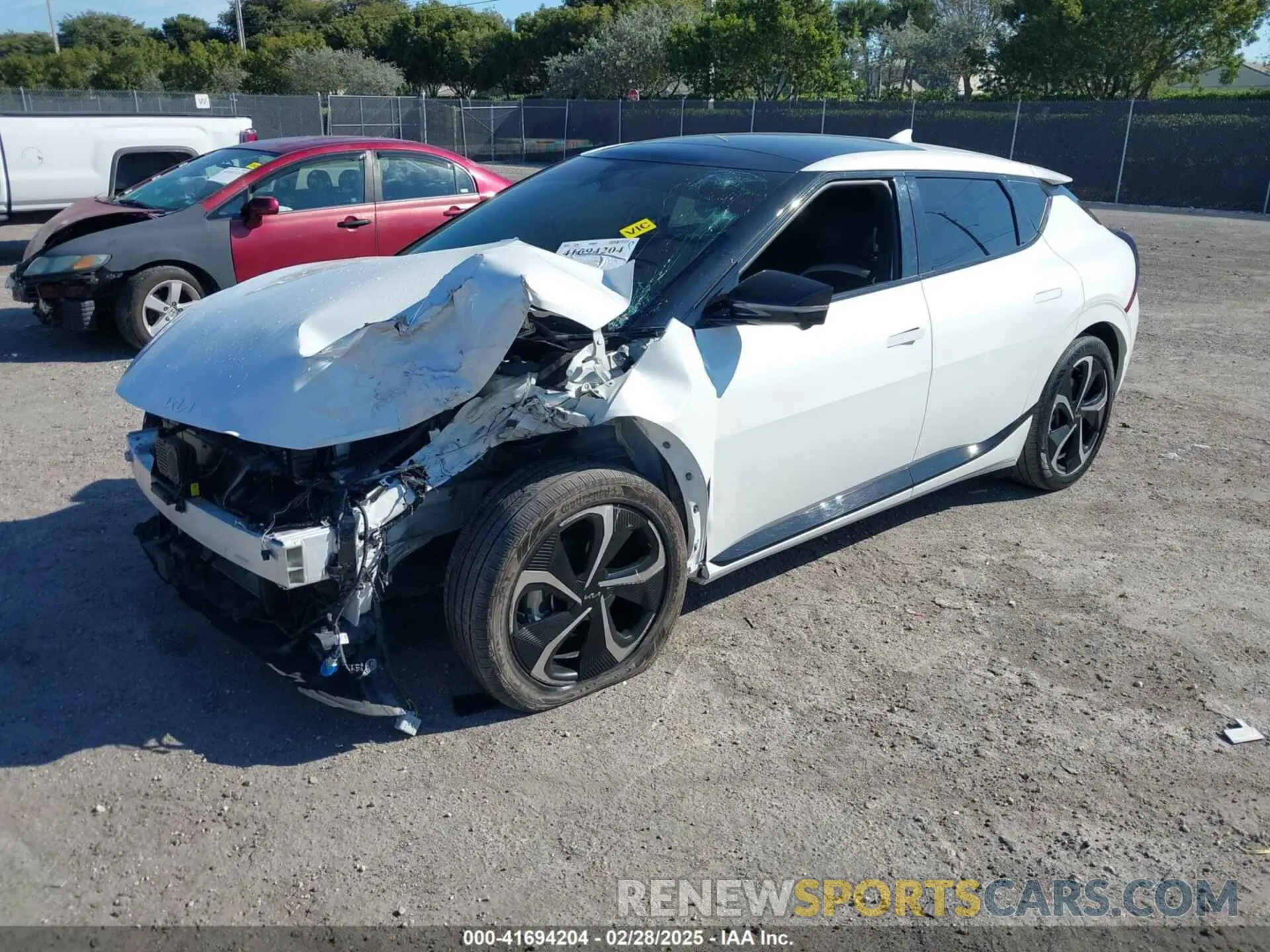 2 Photograph of a damaged car KNDC4DLC9R5210658 KIA EV6 2024
