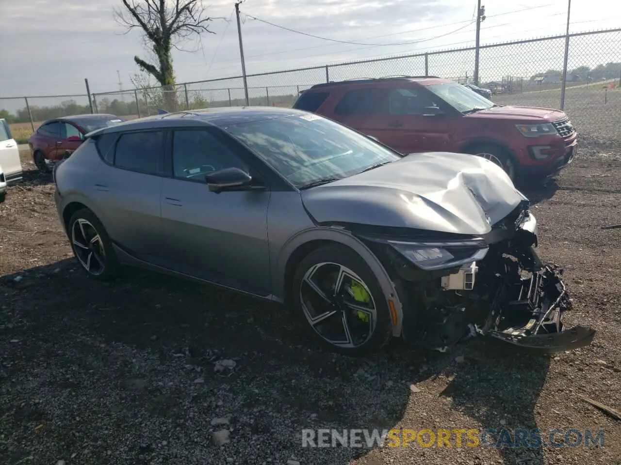4 Photograph of a damaged car KNDC5DLE8R5220712 KIA EV6 GT 2024