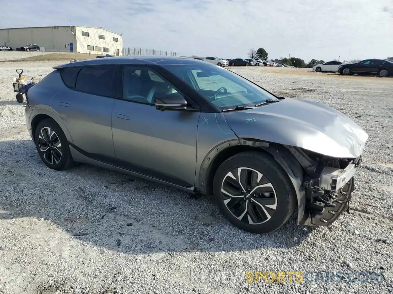 4 Photograph of a damaged car KNDC44LA1N5056214 KIA EV6 GT LIN 2022