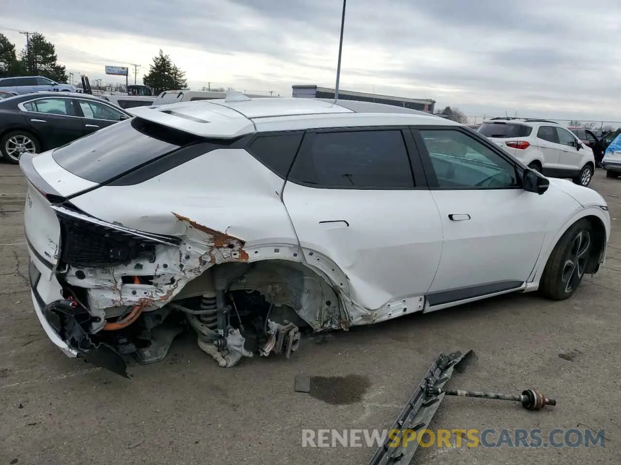 3 Photograph of a damaged car KNDC4DLC9N5055023 KIA EV6 GT LIN 2022