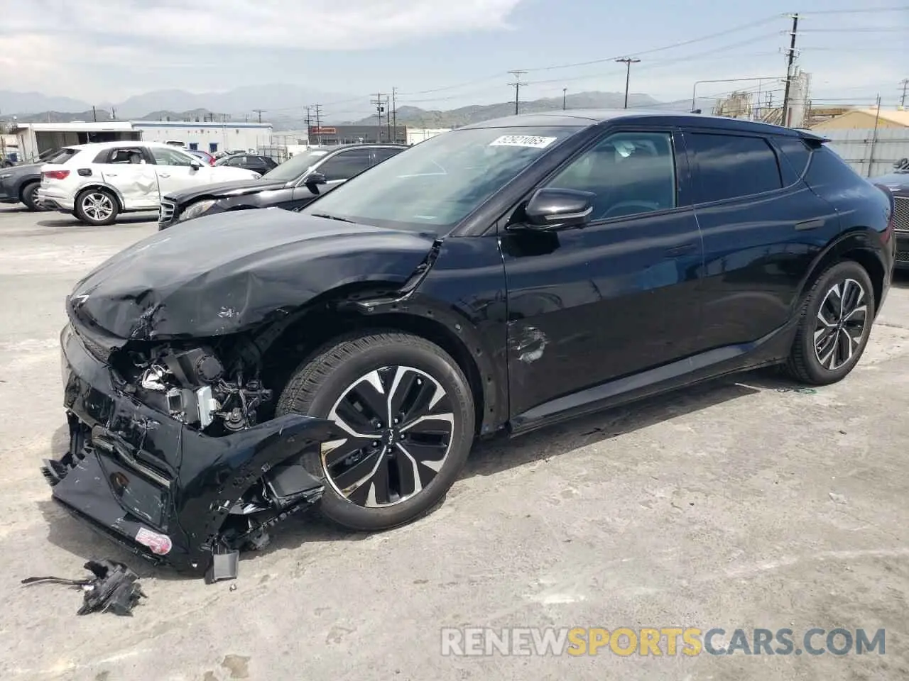 1 Photograph of a damaged car KNDC44LA0P5092091 KIA EV6 GT LIN 2023