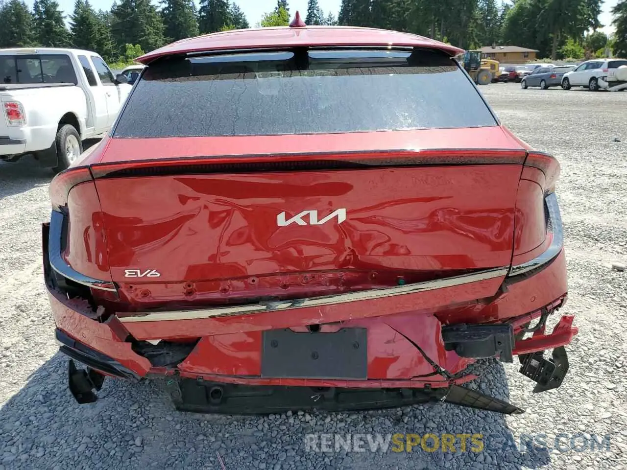 6 Photograph of a damaged car KNDC4DLC9P5114218 KIA EV6 GT LIN 2023