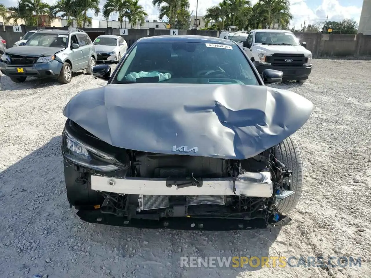 5 Photograph of a damaged car KNDC44LA1R5215917 KIA EV6 GT LIN 2024