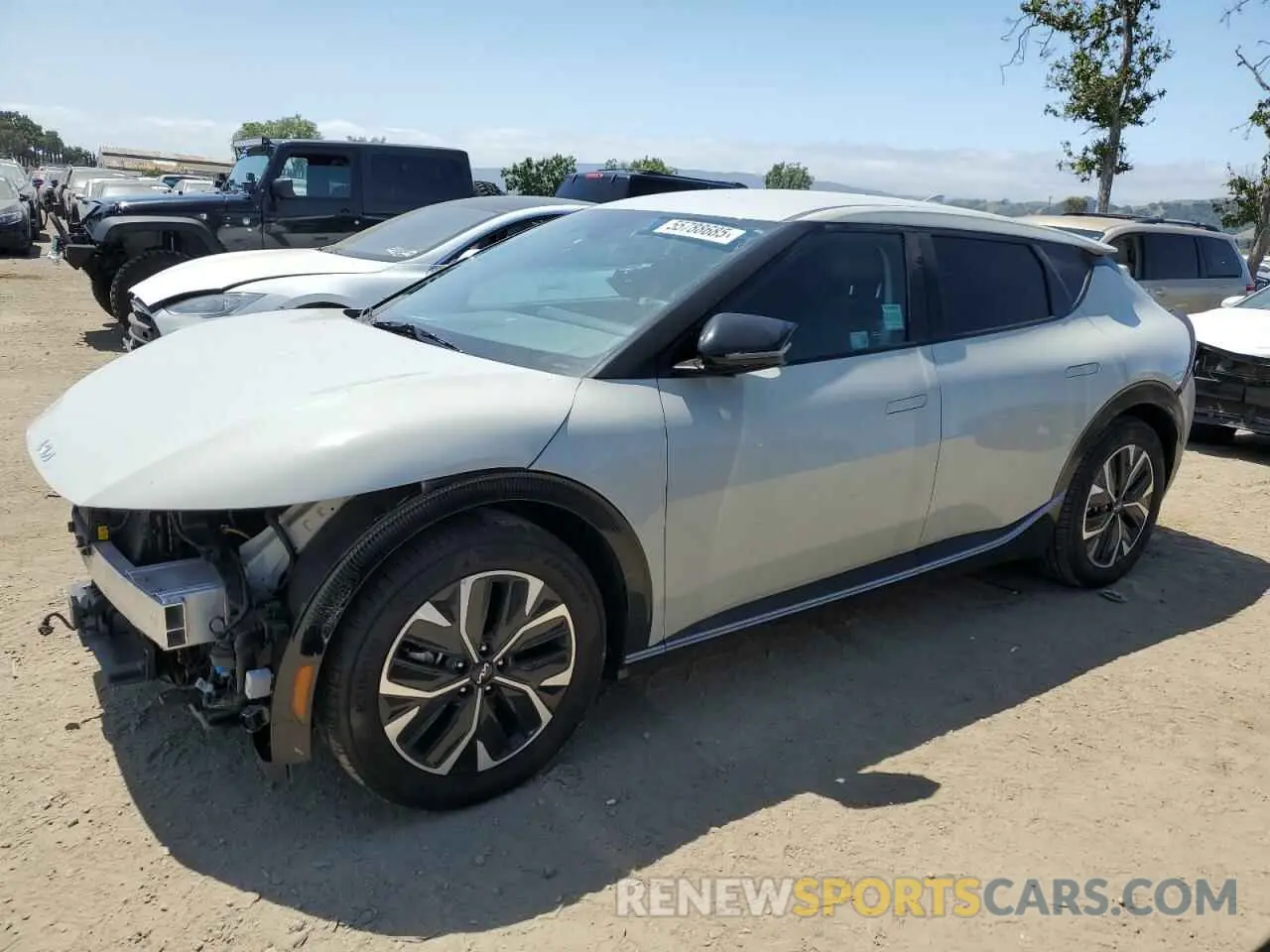 1 Photograph of a damaged car KNDC34LA5N5068577 KIA EV6 LIGHT 2022