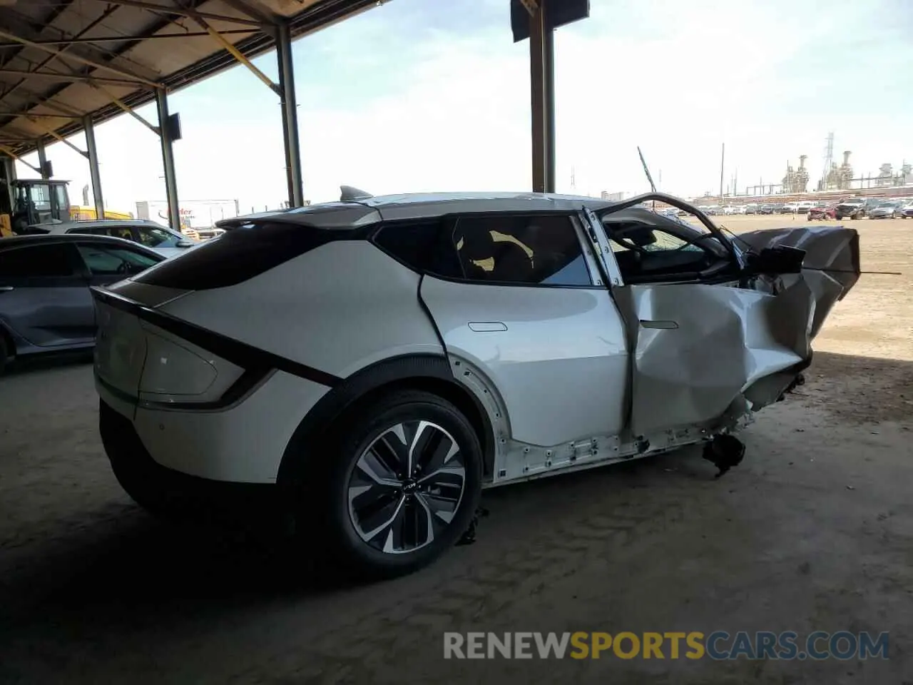 3 Photograph of a damaged car KNDC34LB6N5078401 KIA EV6 LIGHT 2022