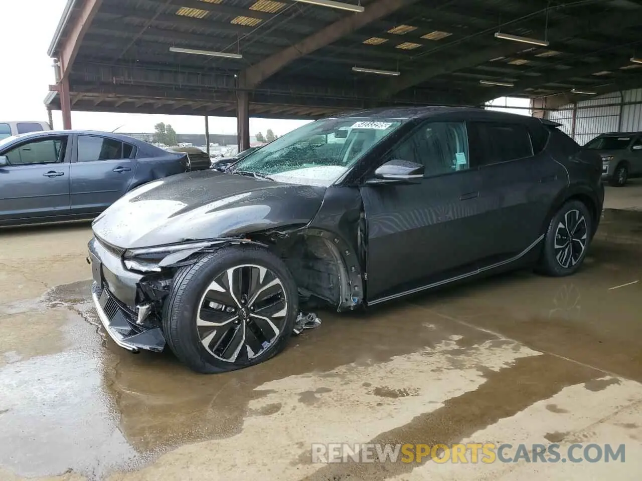 1 Photograph of a damaged car KNDC34LA1P5149689 KIA EV6 LIGHT 2023