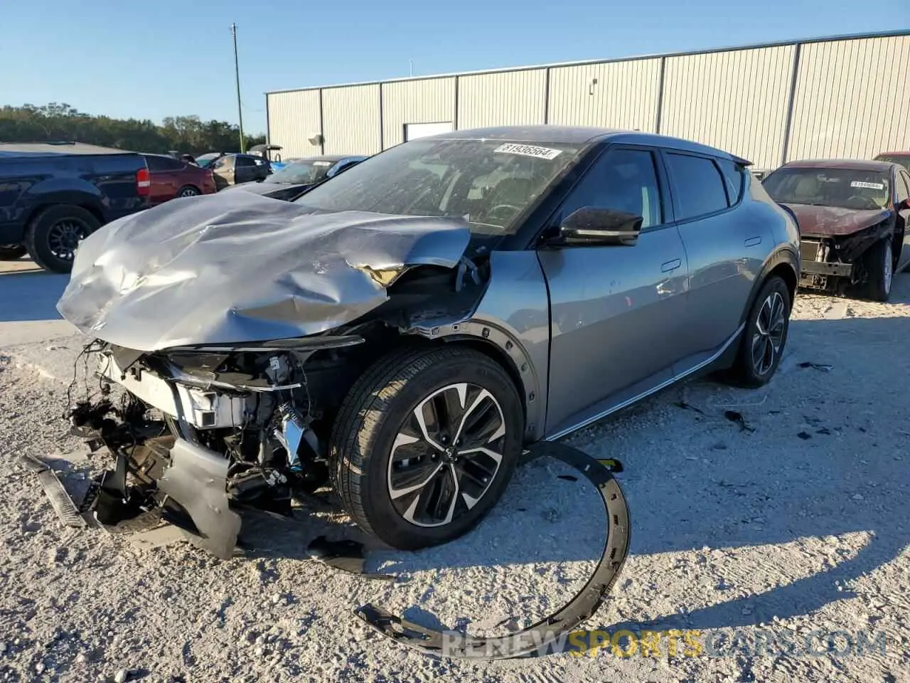 1 Photograph of a damaged car KNDC34LA1P5612379 KIA EV6 LIGHT 2023
