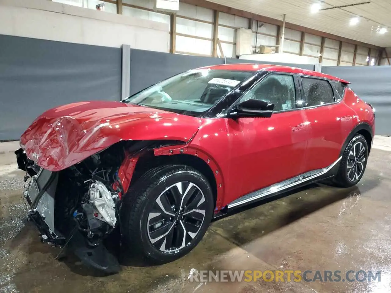 1 Photograph of a damaged car KNDC34LA8P5157613 KIA EV6 LIGHT 2023